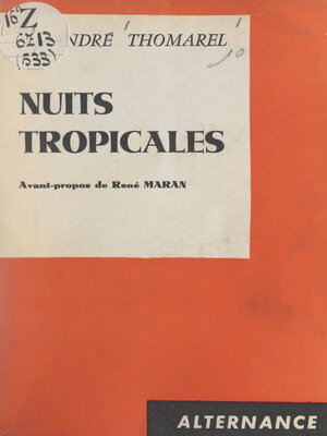 cover image of Nuits tropicales